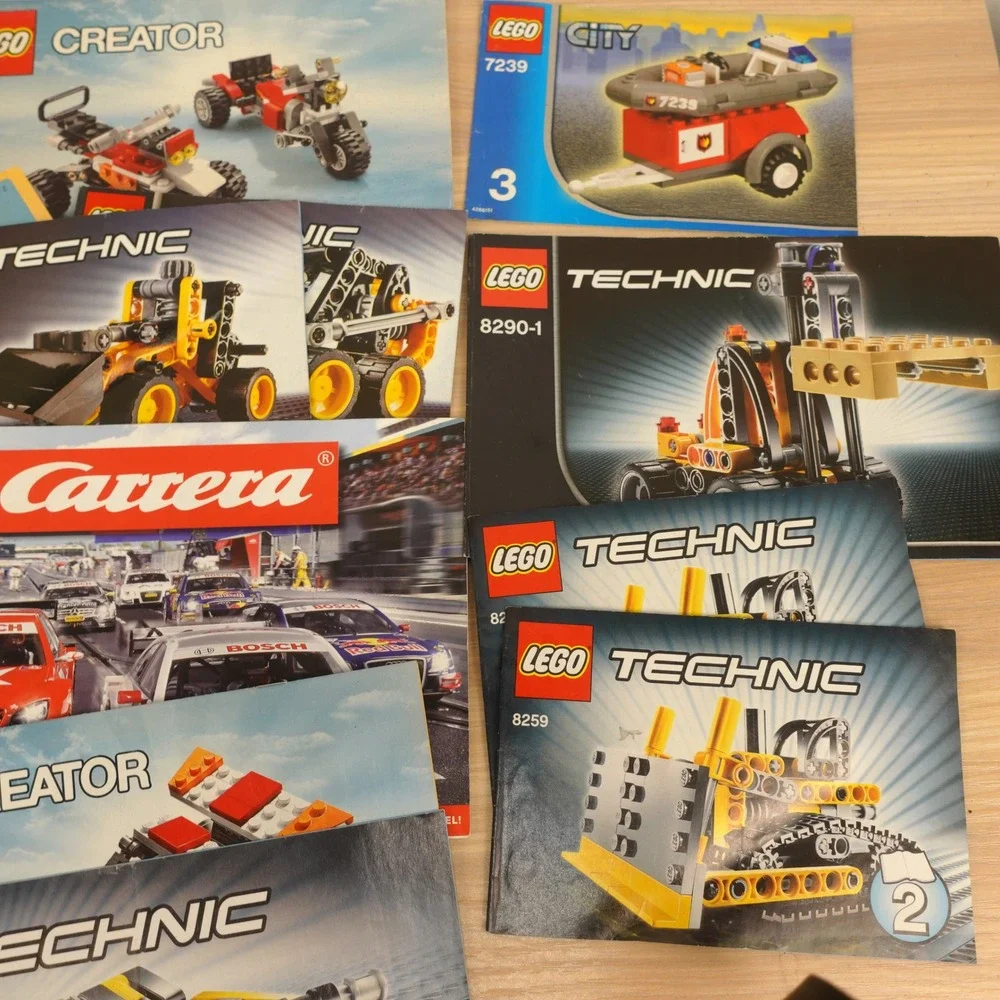 Lego Instruction Manual Lot Technic Creator Knights Kingdom Carrera Books ONLY